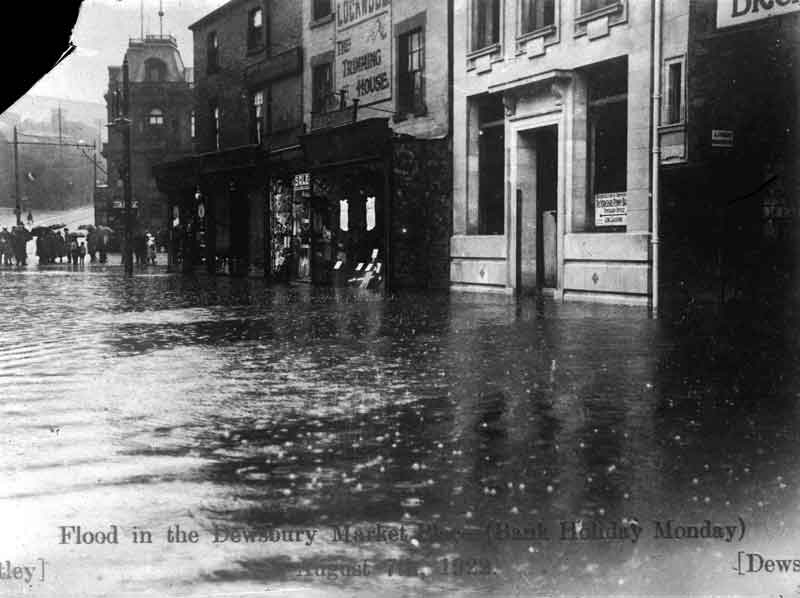 Flood, Market Place, Dewsbury.