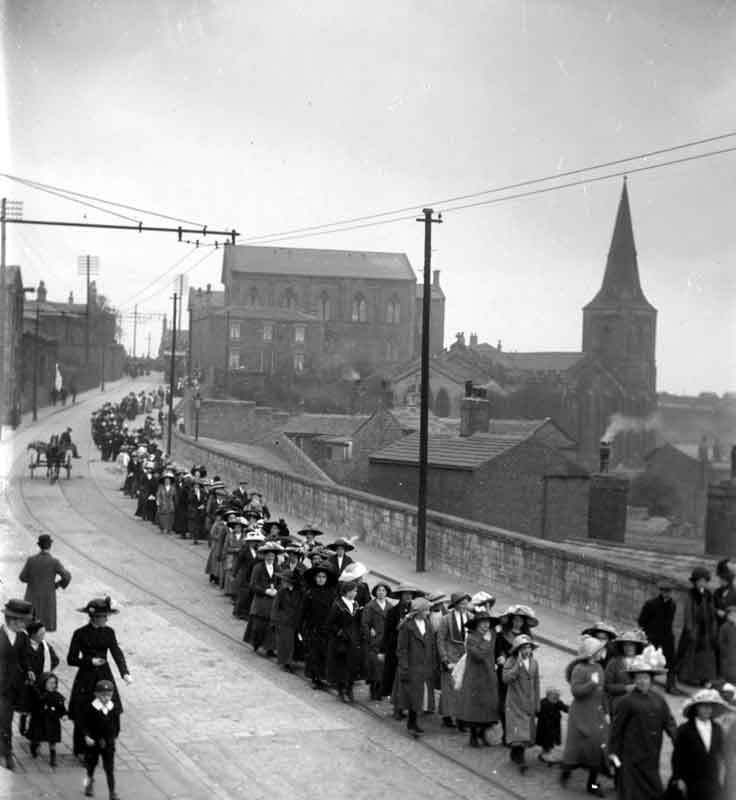 Highfield Church Jubilee Procession, Earlsheaton, Dewsbury