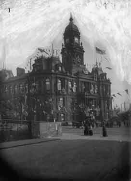 Town Hall, Dewsbury: Royal Visit 1912