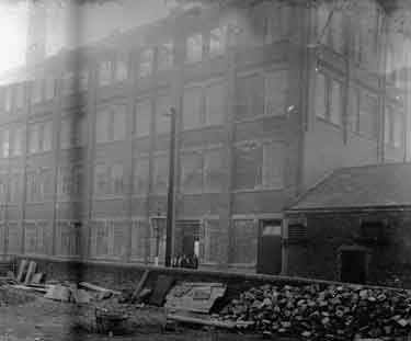 Mark Oldroyd's Mill, Bradford Road, Dewsbury: being demolished