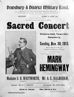 Dewsbury & District Military Band, poster