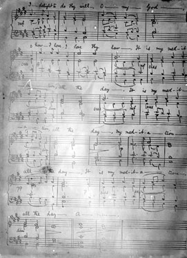 Sheet Music: I delight to do thy will