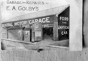 Golby's Central Motor Garage, Foundry Street, Dewsbury