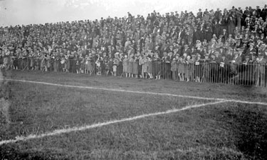 Sporting event, football crowd