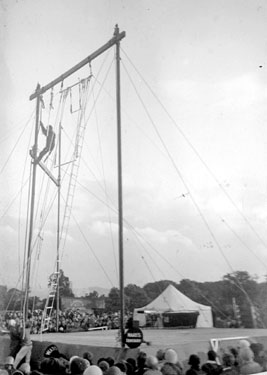 Trapeze artist, Dewsbury