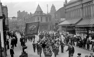 Trade Union procession, Dewsbury