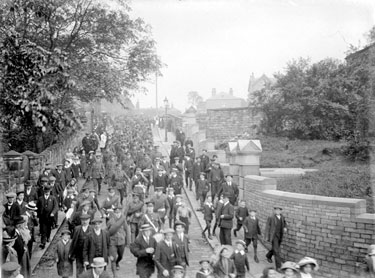 Military Procession, Staincliffe Road, Dewsbury