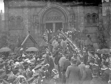 Procession entering Ebenezer Church, Dewsbury