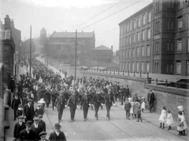 Procession, Halifax Road, Dewsbury?