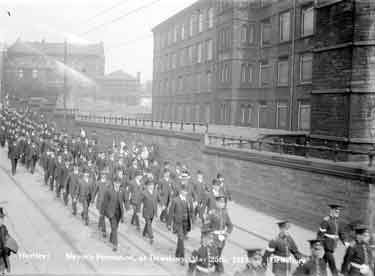 Mayors procession, Halifax Road, Dewsbury