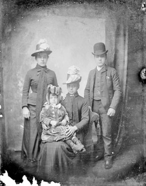 Portrait of four children
