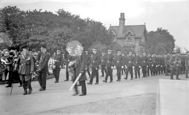 Military Parade, before Intercession Service at Dewsbury Parish Church, Dewsbury