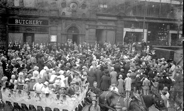 Float in Procession, Market Place, Dewsbury