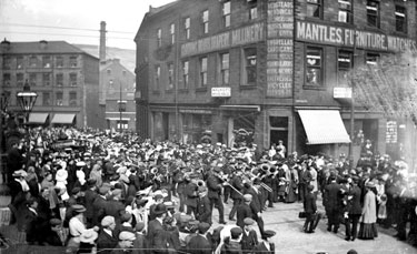 Procession and Band, Halifax Road, Dewsbury