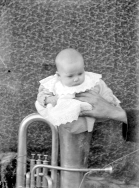 Baby sat in Tuba