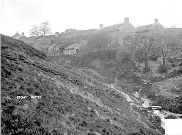 Stoney Batter and stream, South Crosland, Huddersfield