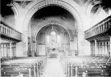 Slaithwaite Church, Huddersfield - Interior.