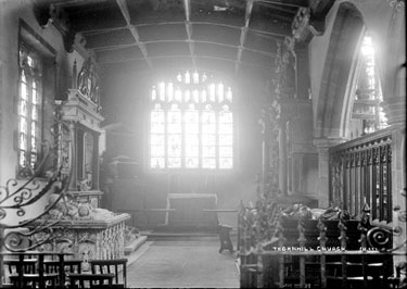 Interior view of the Parish Church of St Michael and All Angels - Church Lane, Thornhill, Dewsbury, WF12 0JZ.