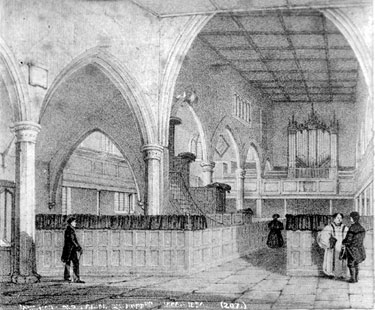 Old Parish Church, Huddersfield - an interior view