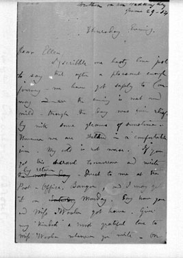 Charlotte Bronte's Wedding Day Letter