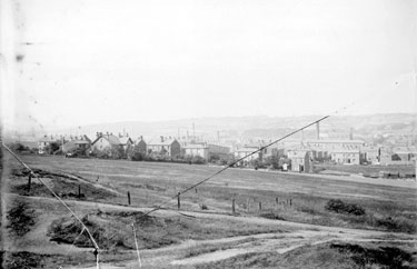 Panoramic view of Heckmondwike from Old Forge