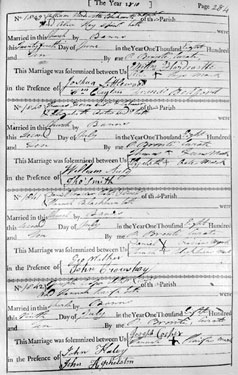Copy of Dewsbury Parish Register