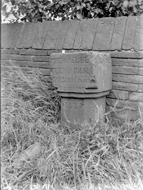 Old Font at Thornton Church Ruins