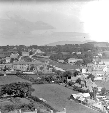 Criccieth from Castle Hill