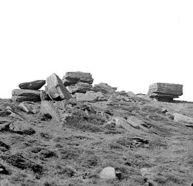 Displaced Rocking Stone, Booth Dean, Rishworth