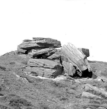 Displaced Rocking Stone, Booth Dean, Rishworth