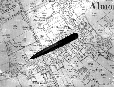Map of Almondbury