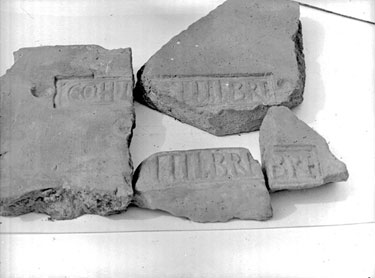 Roman Camp, Slack: fragments of tile stamps