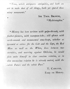 T Carlyle's 'Essay on History'