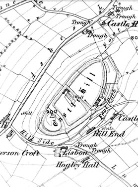 Plan of Castle Hill, Almondbury from 6