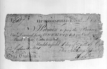 Huddersfield Guinea Bank Note, 1st May 1790, S Sikes