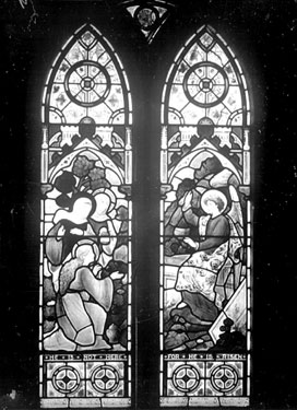 Almondbury Church: South East Window in Chancel