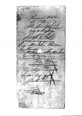 Huddersfield Banknote, 6th March 1815, John Dobson & Sons