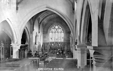 Kirkheaton Church: interior