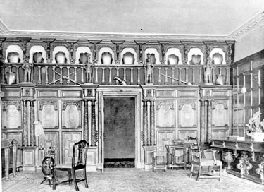 Kirklees Hall? Jacobean screen in the dining room