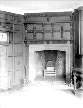 Woodsome Hall: Fireplace in the Reception Room