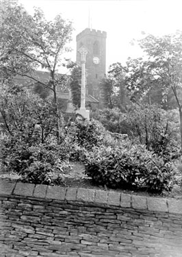 War Memorial and Church, Kirkburton