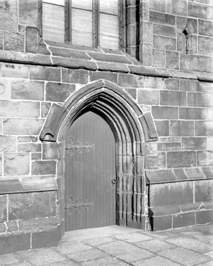 West Door, Almondbury church, Huddersfield