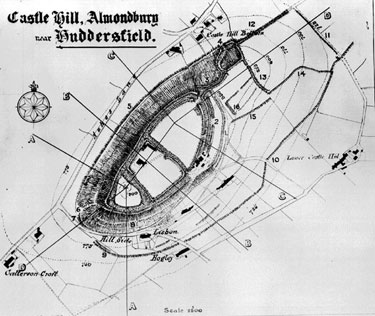 Plan of Castle Hill, Huddersfield