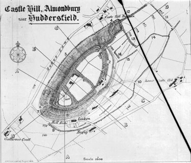Plan of Castle Hill, Huddersfield