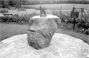 Sun Dial made by Mr Alfred Hadaway at Tolson Museum, Huddersfield