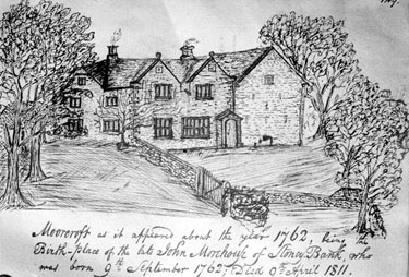 Moorcroft', circa 1762, the residence of the late John Moorcroft