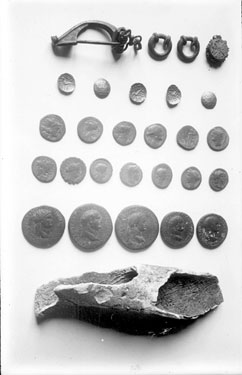 Coins and other objects found at Honley, Huddersfield, 7th November 1893
