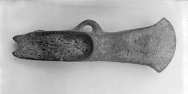 Large flint dagger from Ragstones, Denshaw, found by Norman Gartside of Denshaw