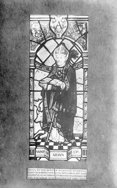 The Bishop Crossley Memorial Window in the Cloisters of Chester Cathedral