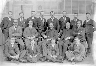 Group of Textile Workers, Kaye and Stewarts Mill, Huddersfield